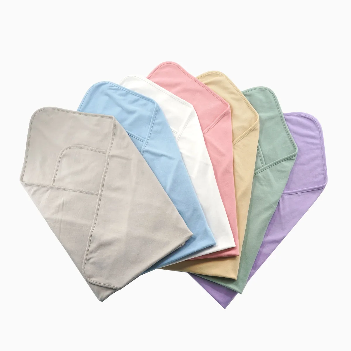 

Однотонное детское одеяло для новорожденных, мягкие детские вещи, Infantil, одеяло для пеленания для новорожденных, 100% хлопок, с длинным штапельным слоем, 80*80 см, для детей 0-1 лет