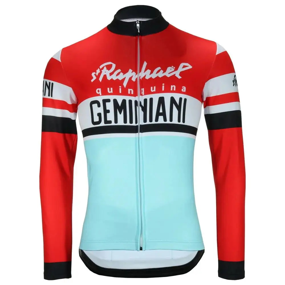 

SPRING SUMMER ST RAPHAEL GEMINIAN TEAM RETRO CLAASIC ONLY LONG SLEEVE CYCLING JERSEY CYCLING WEAR ROPA CICLISMO SIZE XS-4XL