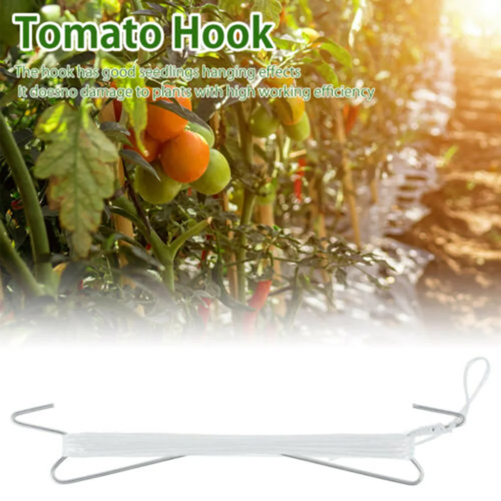 

10pcs Plant Hook Greenhouse Garden Tomato Hook Clip Planting Vegetable Hook Support For Hang Vine Plant Eggplant Pumpkin Beans