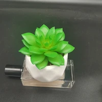 mini creative diy home decoration simulation succulent potted small vase new style craft tabletop ornaments bonsai pvcceramic