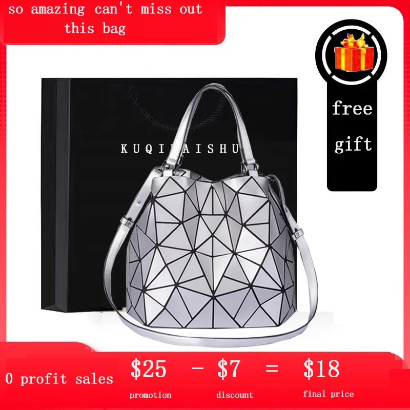 

Bao Bags For Women Luxury Bucket Designer Fashion Messenger Crossbody Bag Ladies Geometric Shoulder Handbags Tote Bag Purse