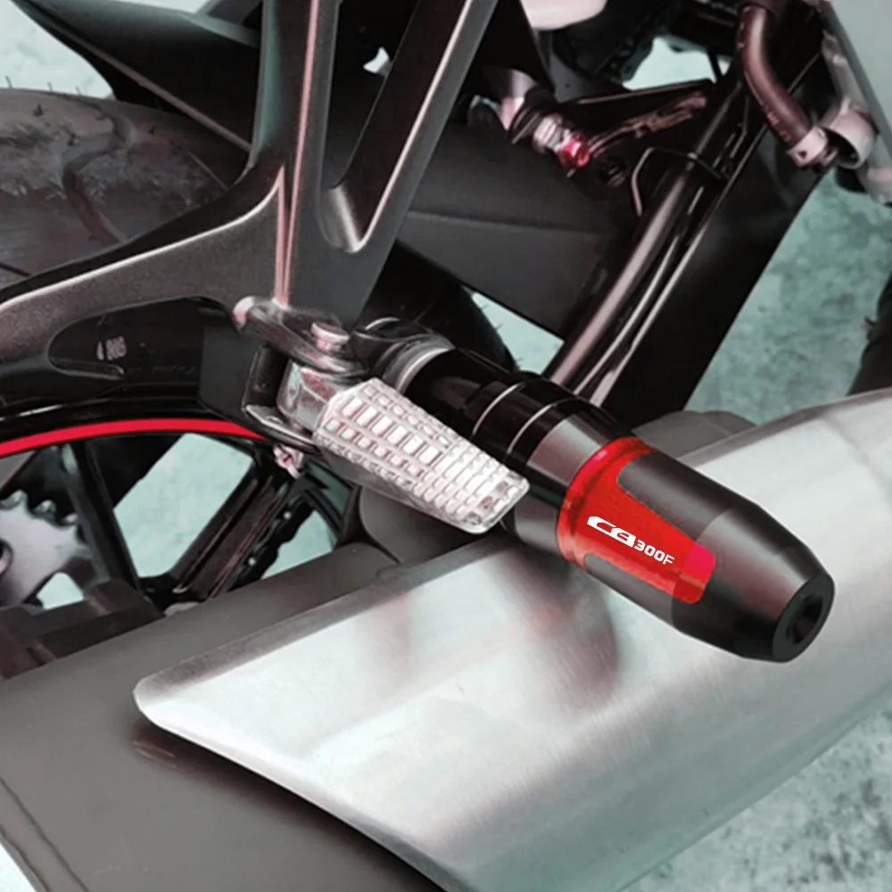 Фото Аксессуары для мотоциклов Honda CB300F 2014 2015 2016 2017 2018-2021 2020 CNC слайдеры выхлопной рамы противоударные Прокладки Защита от падения №3