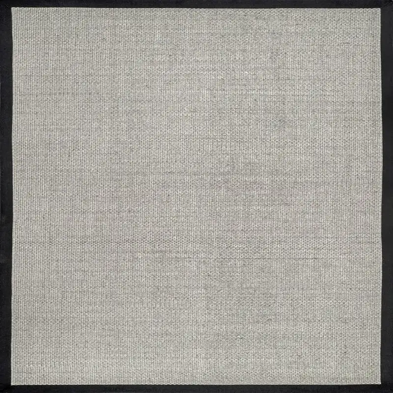 

and White Beautiful Bordered Black and White 9' x 12' Sisal Area Rug