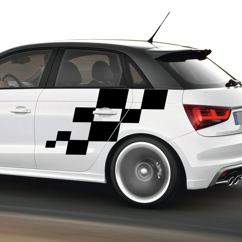 Наклейка на длинную боковую дверь автомобиля 2 шт. наклейка для Audi A1 8X GB GBA Sportback