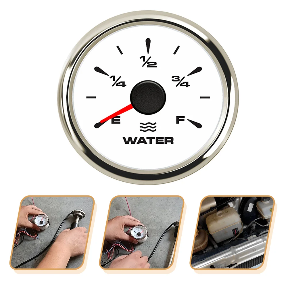 

52mm Water Level Gauge Liquid Fish Bowl Indicator Meter for Tank Stainless Steel Measure