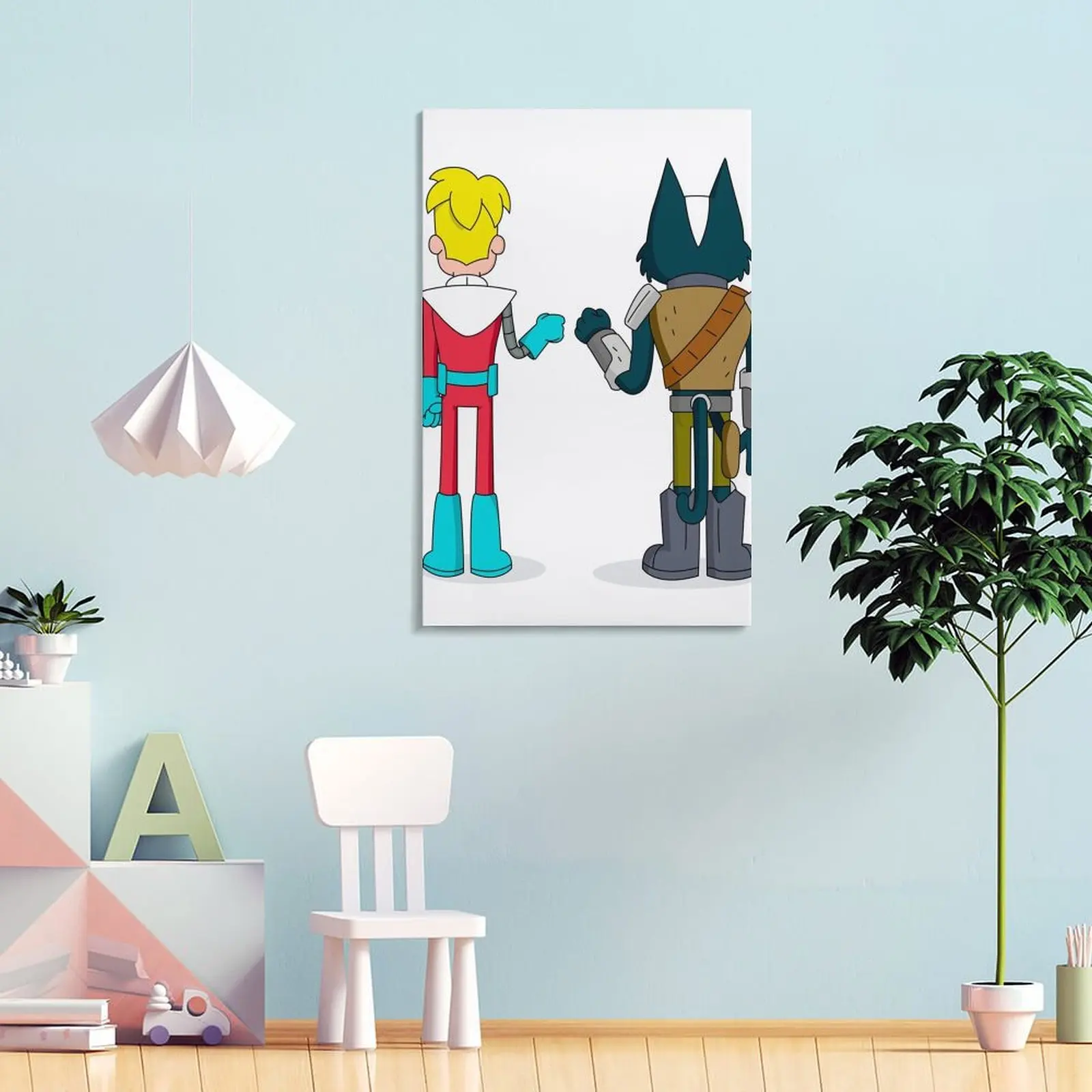 Печать на холсте &quotGary and Avocato fist bump&quot