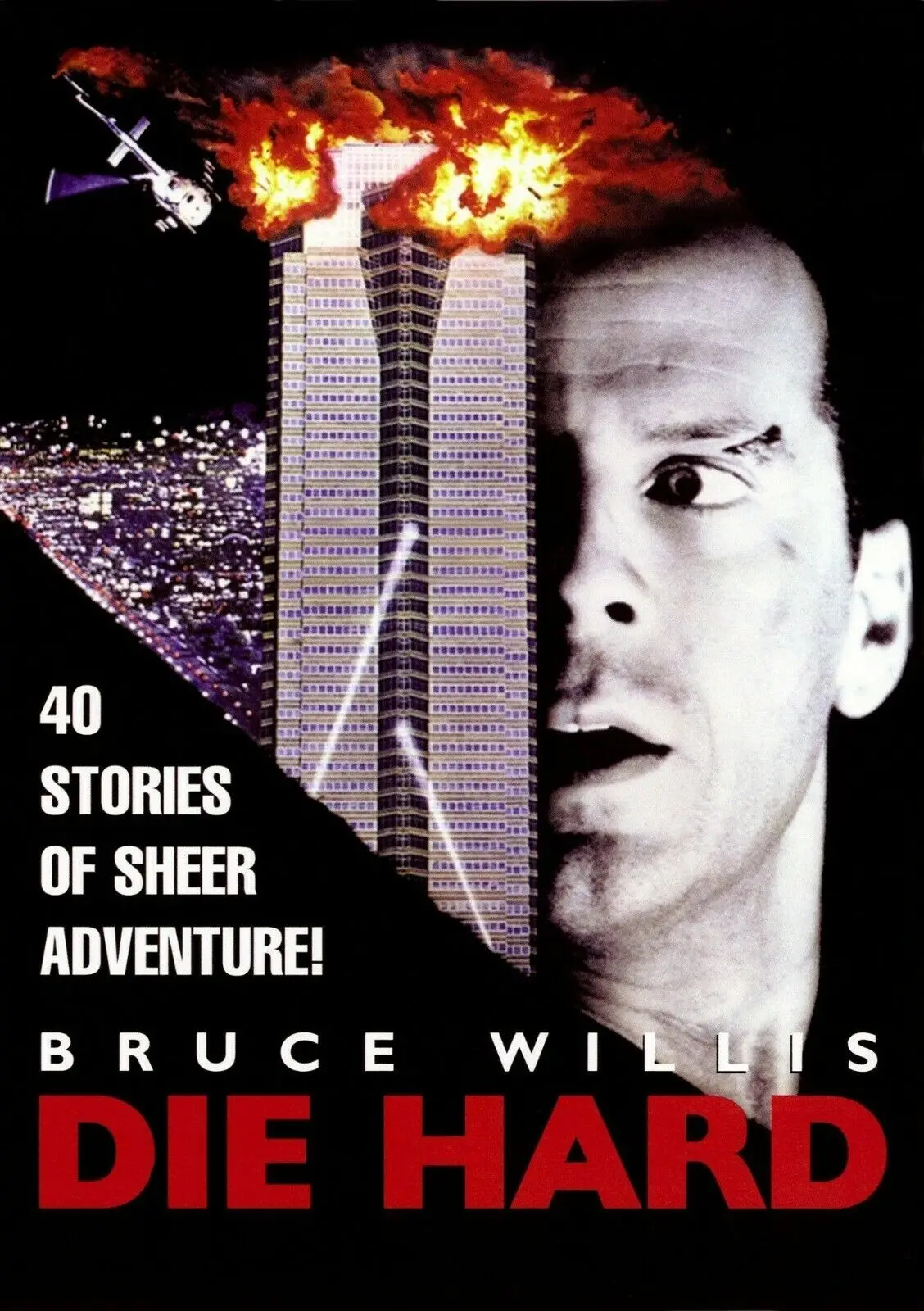 Твердый художественный плакат Die Hard с изображением Брюса Виллиса для украшения гостиной, домашняя Настенная картина
