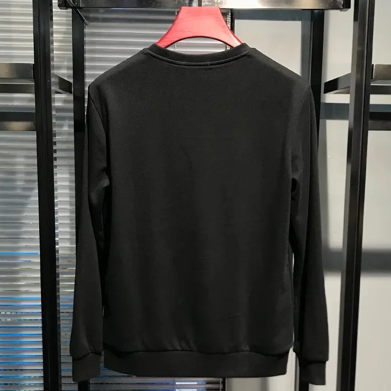 Высококачественный мужской джемпер пуловер с рисунком черепа бриллиантов