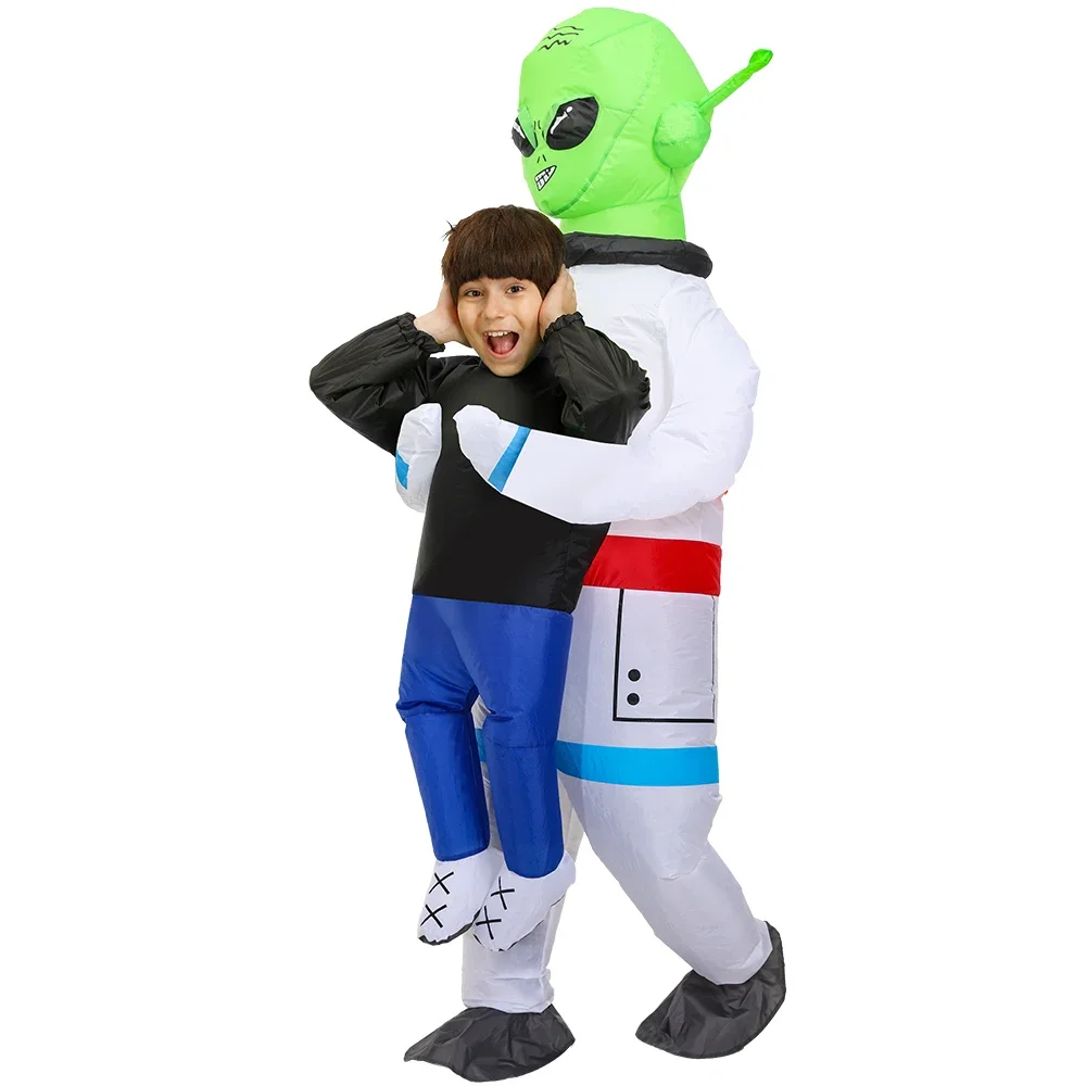 

Kids Child Alien Inflatable ET Costume Girls Boys Anime Cosplay Halloween Costumes Funny Blown Up Party Fancy Dress Suits