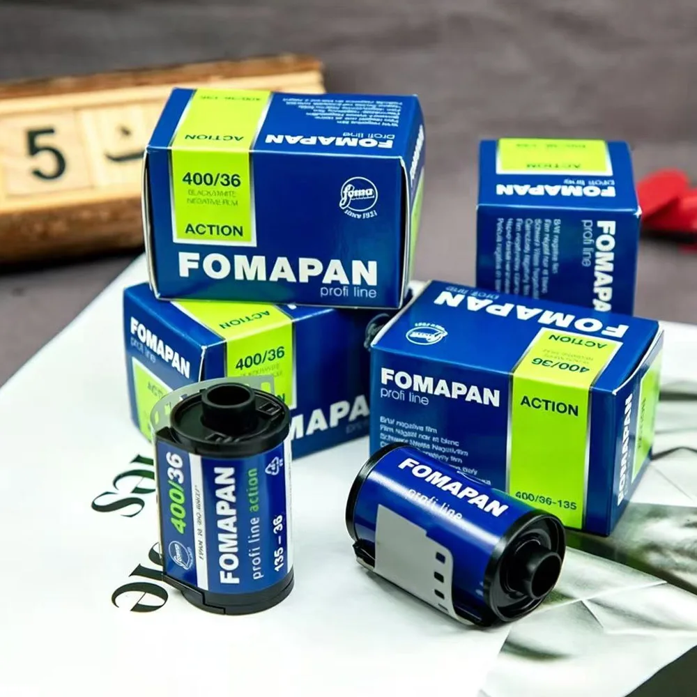 Фото В наличии: Плёнка Fomapan 400 Action 135 (35 мм) чёрно-белая, 36 кадров, для винтажных аналоговых камер формата 135. №3