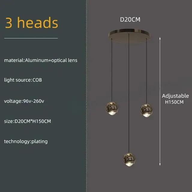 

Подвесной светильник NORMICHY LED, золотой/черный, алюминий+стекло