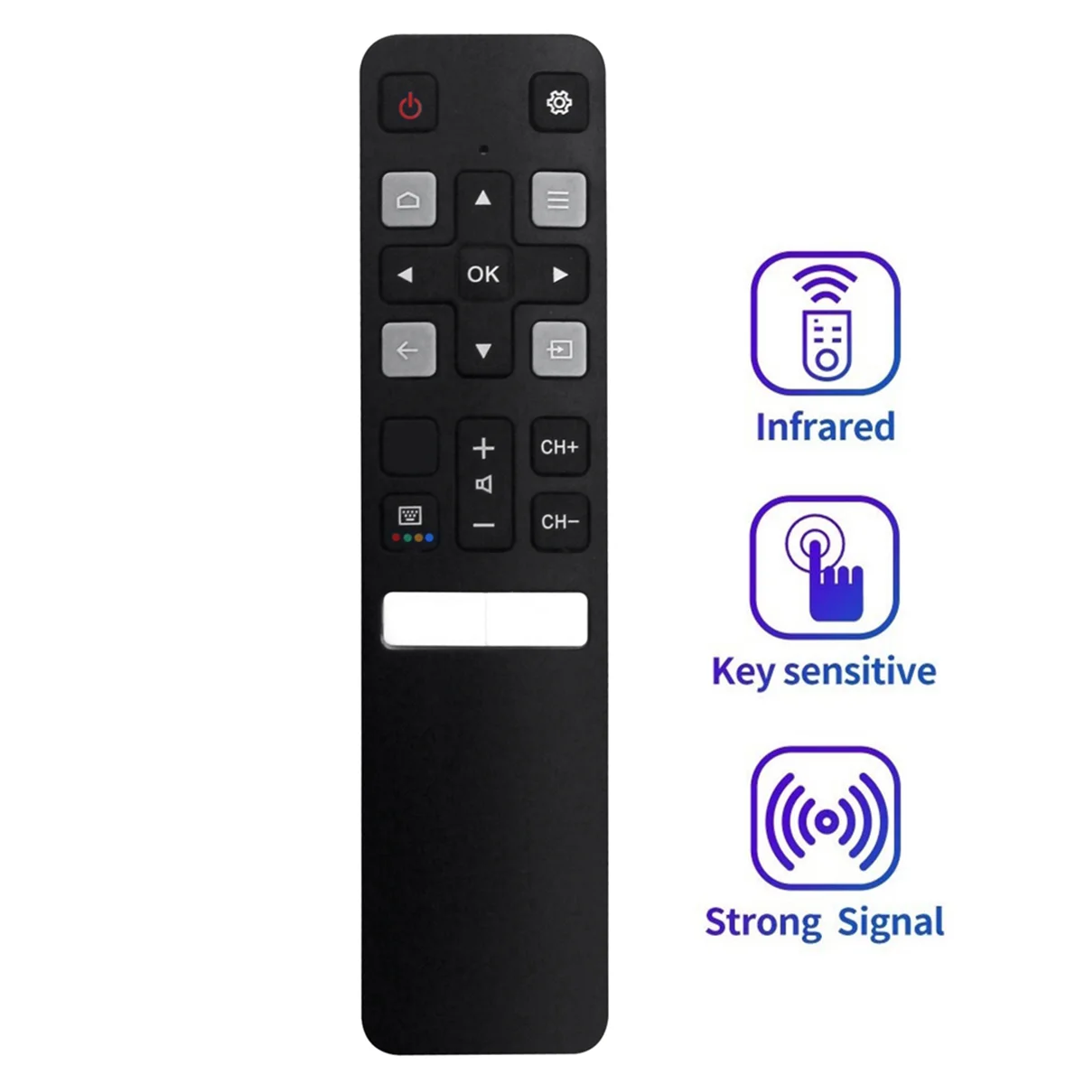 Пульт дистанционного управления RC802V FNR1 для TCL Android 4K UHD Smart TV 65P8S 55P8S 55EP680 49S6800