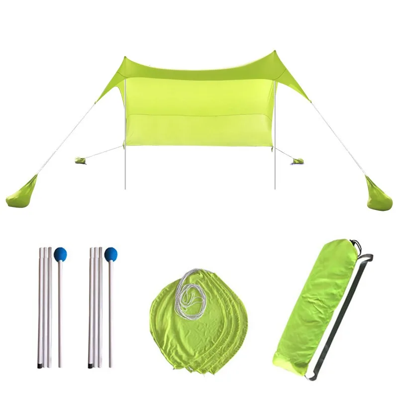 2024 пляжная палатка для путешественников навес из лайкры солнцезащитного