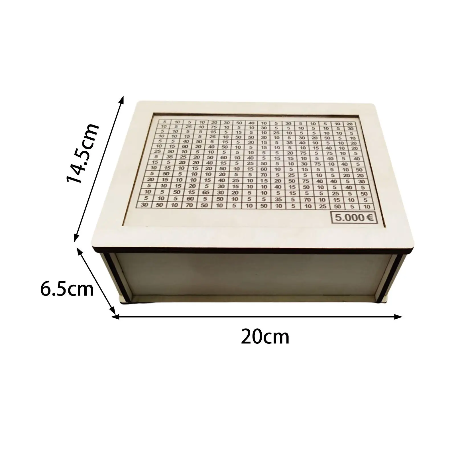 Копилка с изображением мишени стильная копилка для монет деревянная портативная