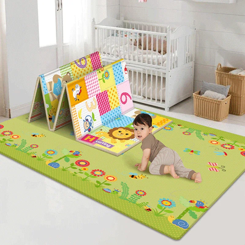

Foldable Baby Crawling Mat Rug Living Room Coffee Table Pad Carpet Bedroom Bedside Bay Window Rug Baby Crawling Mat