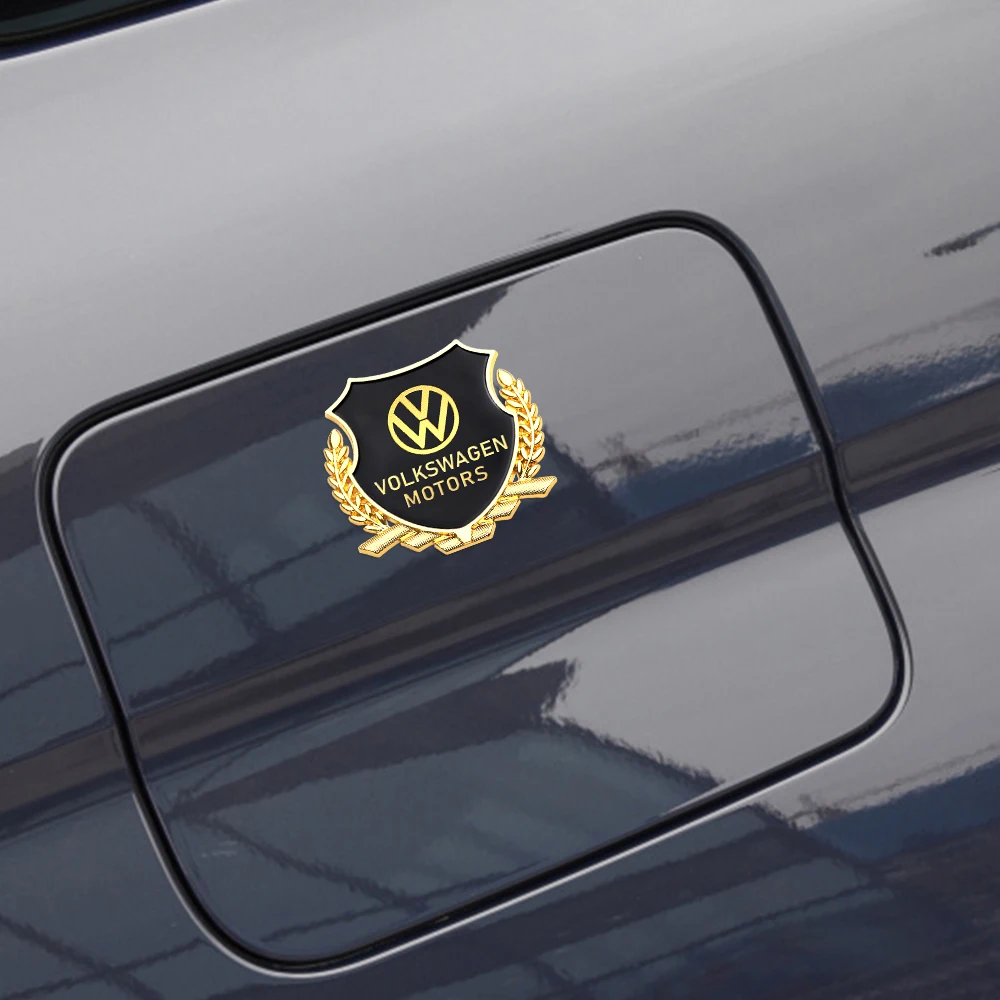 Металлические наклейки на кузов автомобиля пшеничные уши Стайлинг эмблема авто