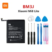 xiao mi 100 orginal bm3j 3350mah battery for xiaomi 8 lite mi8 lite bm3j high quality phone replacement batteries tools