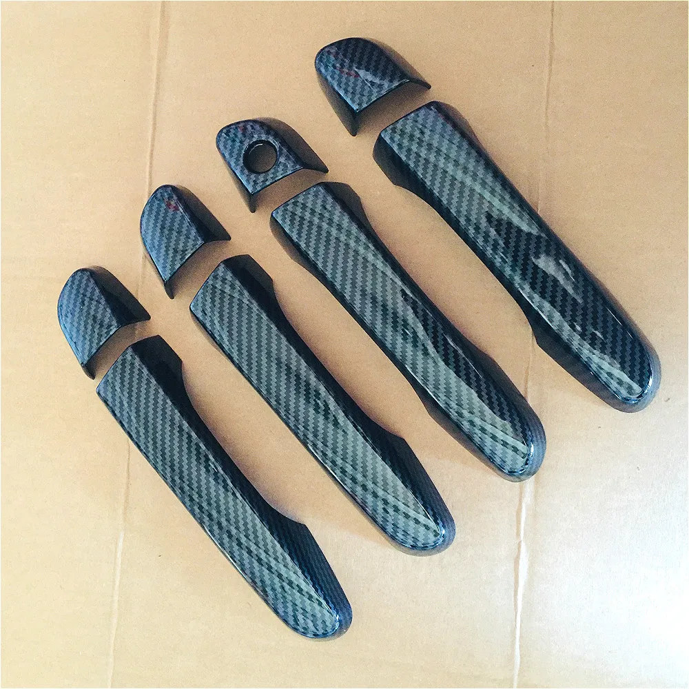 

For Hyundai Creta Hyundai Ix25 2015 2016 2017 2018 2019 Chrome Carbon Fiber Door Handle Cover Molding Catch Garnish Overlay Cap