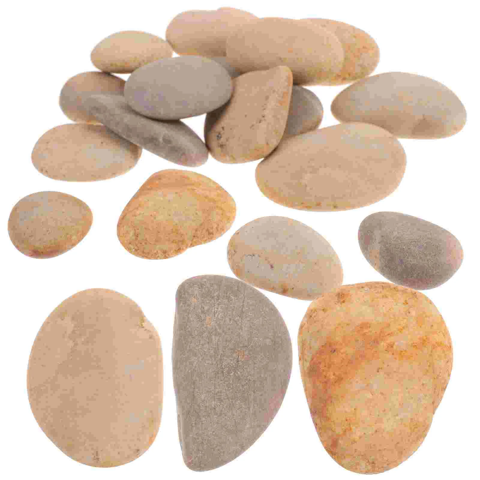 

20Pcs Rock Painting Good Looking Stones Natural Rock Stones Decoration For Birthday