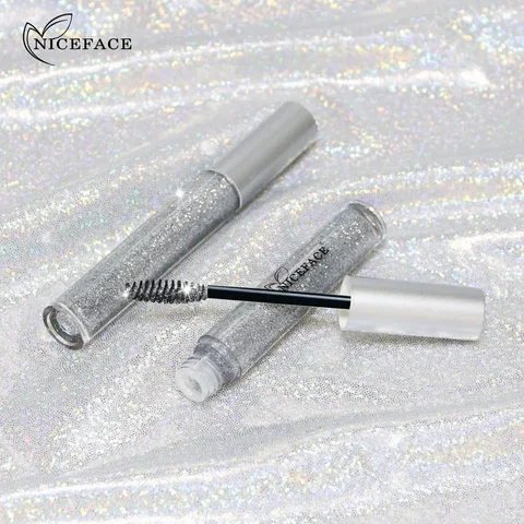 Тушь для ресниц NICEFACE Diamond Twinkle с блестящими частицами Быстросохнущая пленка Формирующая сверкающими бриллиантами Ослепительная