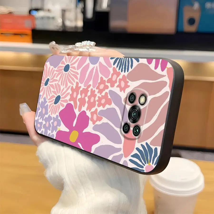 Экзотический чехол с цветочным принтом для Xiaomi Poco X8 F8 M3 M4 M7 Pro C75 C71 M5 C61 F3 C50 F1 X3 X4 X5 X7 Pro Funda Phone Cover (art.: 3920da09cefce) - 3920da09cefce