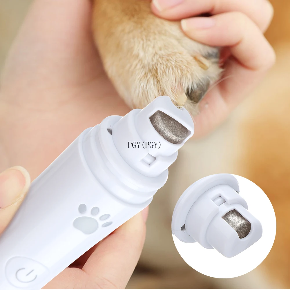 

Pet Nail Clipper Dog Cat Grinder Pet Nail Clippers Painless USB Rechargeable Electric Paws Nail Cutter Grooming Trimmer File US