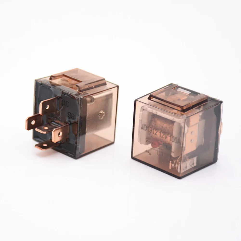 

1pcs Waterproof Automotive Relay With Indicator 5Pin Spdt Control Car Relays Electrical Components 12V 100A Relay