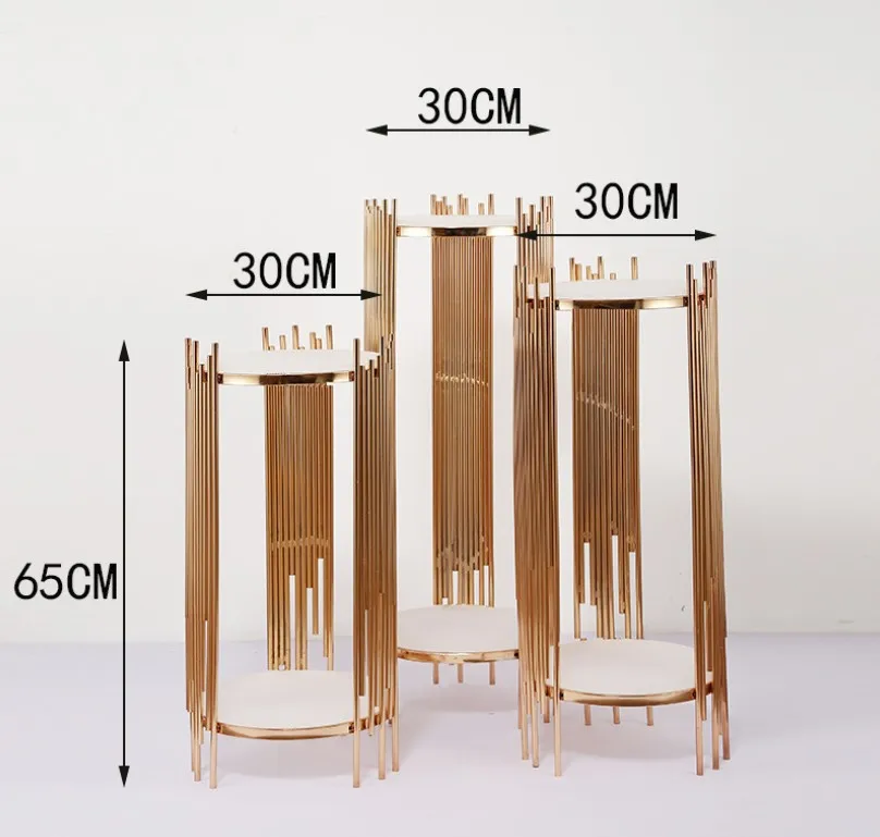 Дешево 3 шт. высокий задний фон для торжеств и вечеринок, подставка, цветочный шар, арка, цилиндрический стол, держатель торта