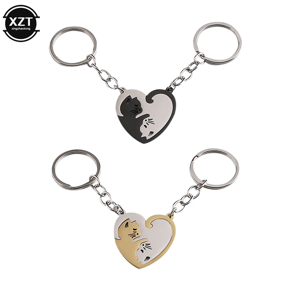 

1 пара, брелок для ключей в виде кошки