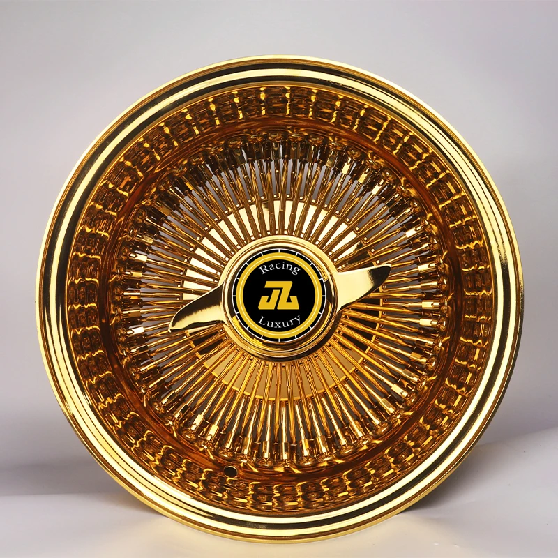 Lowrider All Gold Wire Spoke Wheels Диски для Rolls Cadillac Thunderbird Chevrolet Royce (art.: 3920d0586907f) - 3920d0586907f