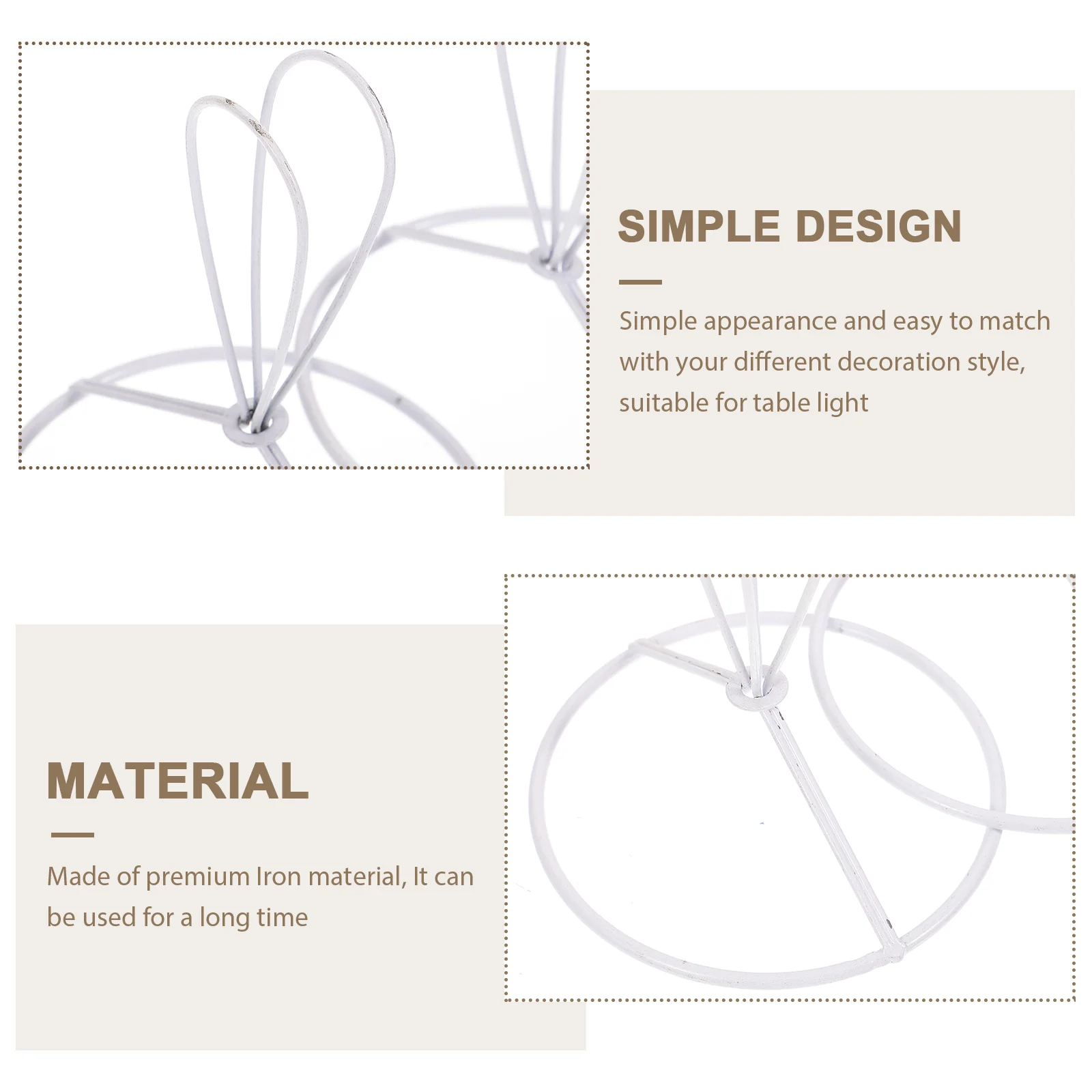 3 шт. зажим на рамке абажура круглый держатель лампочки лампы абажур рамка