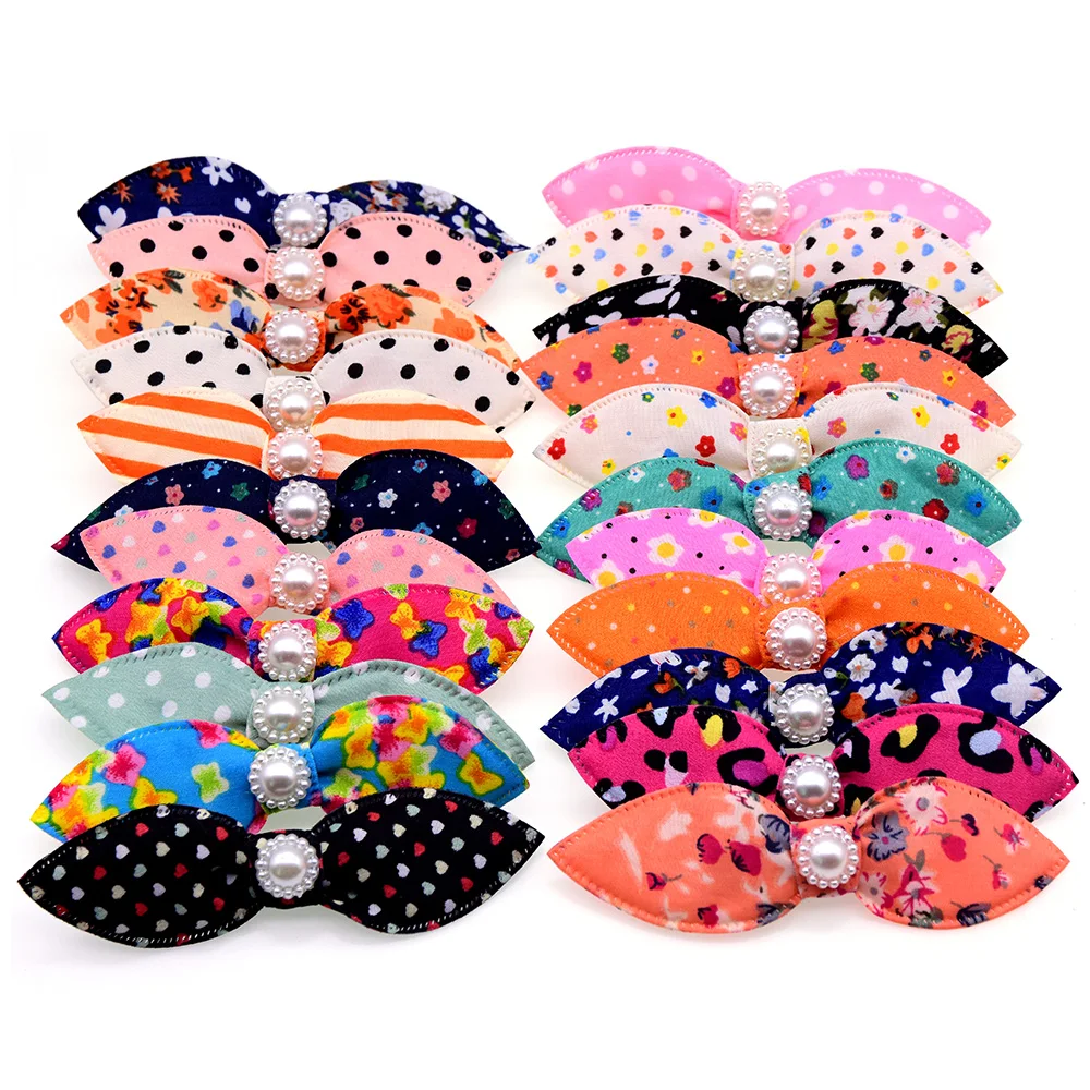 

60pcs Cute Handmade Dog Hair Clips Rabbit/Bunny Ears Clips for Small Dogs Puppy Grooming Hair Accessories Pet Products