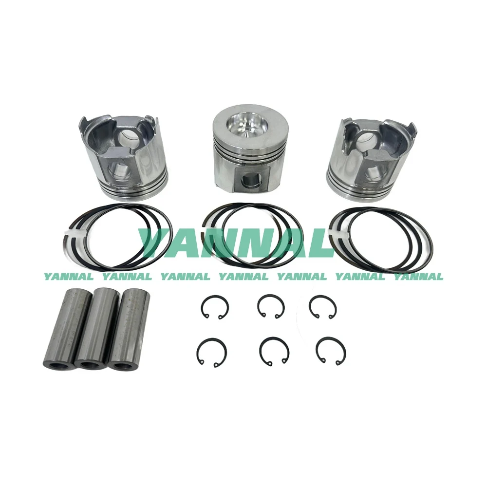 Комплект поршней хорошего качества 3TNE88 3TNE88L-RBV 3D88E-3 для экскаватора-погрузчика с