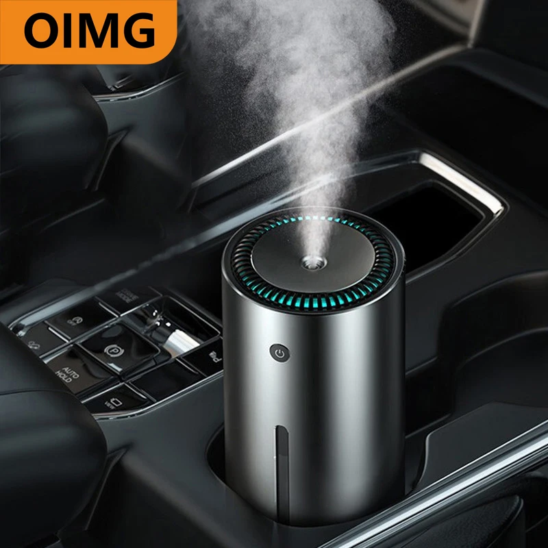 

Car Air Humidifier Aluminium Alloy 300mL With LED Light For Auto Armo Home Office Accessories Air Humidifier for Car