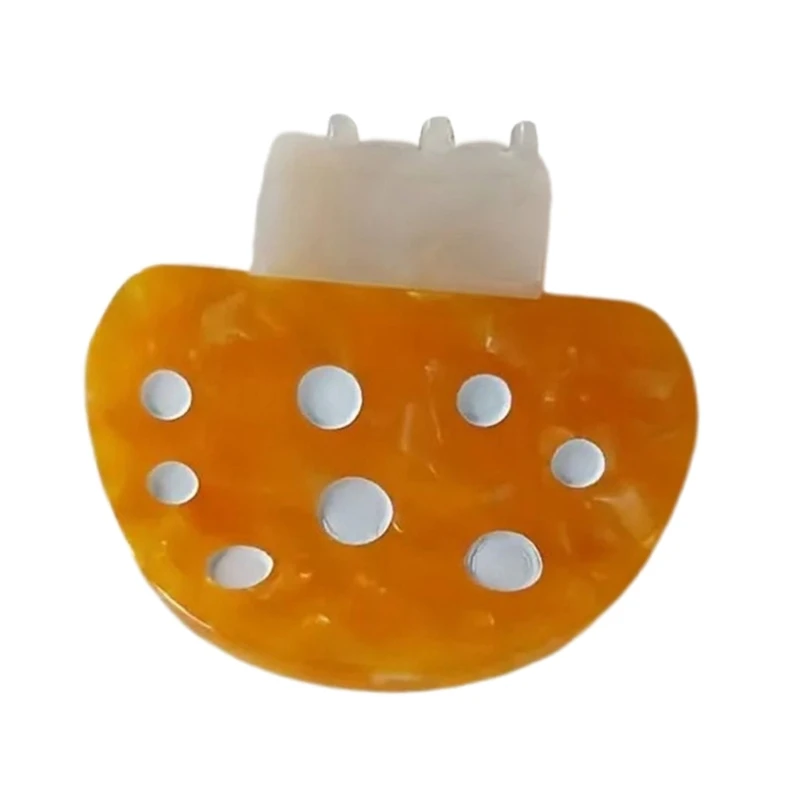 Зажим для волос в форме гриба с уксусной кислотой милый зажим челюсти героями