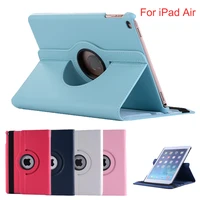 for apple ipad air 2 air 1 new smart 360 degree rotation hard cover case tab fundas for apple ipad 5 6 8 9 7 accessories pouch