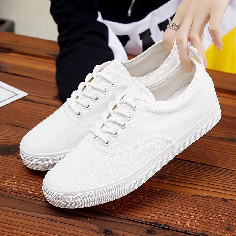 

Men's Low-top 2022 All-match Small White Shoes Female Students Track and Field Training Pure White Shoes Men's Sports Shoes