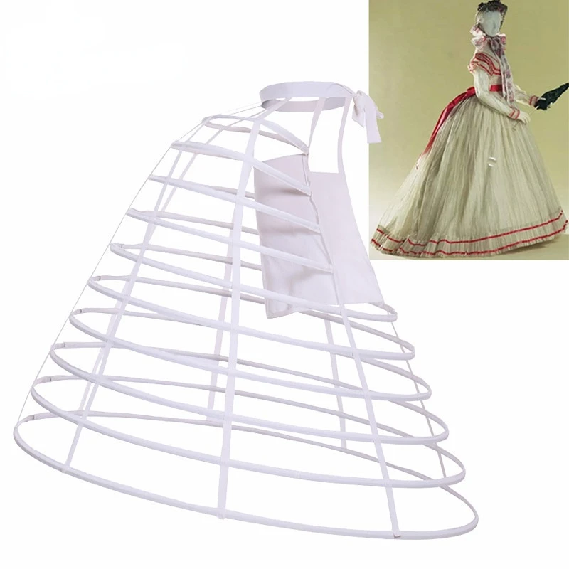 Skirt Slip Petticoat Flat Front Back Up Hoop Crinoline Prom 