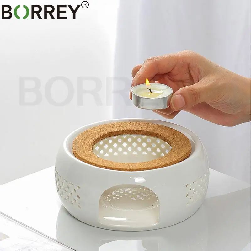 Base Tea Warmer Insulation Base Tea Coffee Water Warmer Candle Heating Base Holder Teaware