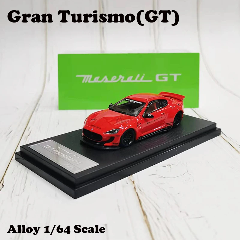 

HKM 1:64 модель автомобиля LB Maserati Gran туризм (GT) Литье под давлением-красный и белый выбор