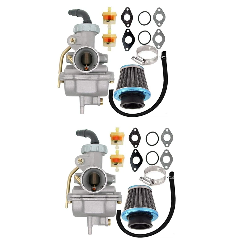 Карбюратор 2X PZ20 для 4-тактного двигателя ATV Utvs Honda CRF50F CRF80F 50Cc 70Cc 90Cc 110Cc 125Cc с