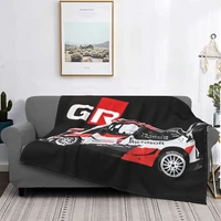 wrc gr yaris gazoo racing 3d printed high quality flannel blanket sti wrx wrx sti sports car evo rally impreza super car
