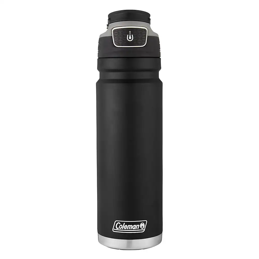 

Autoseal FreeFlow Stainless Steel Insulated Water Bottle, 24 oz, Black