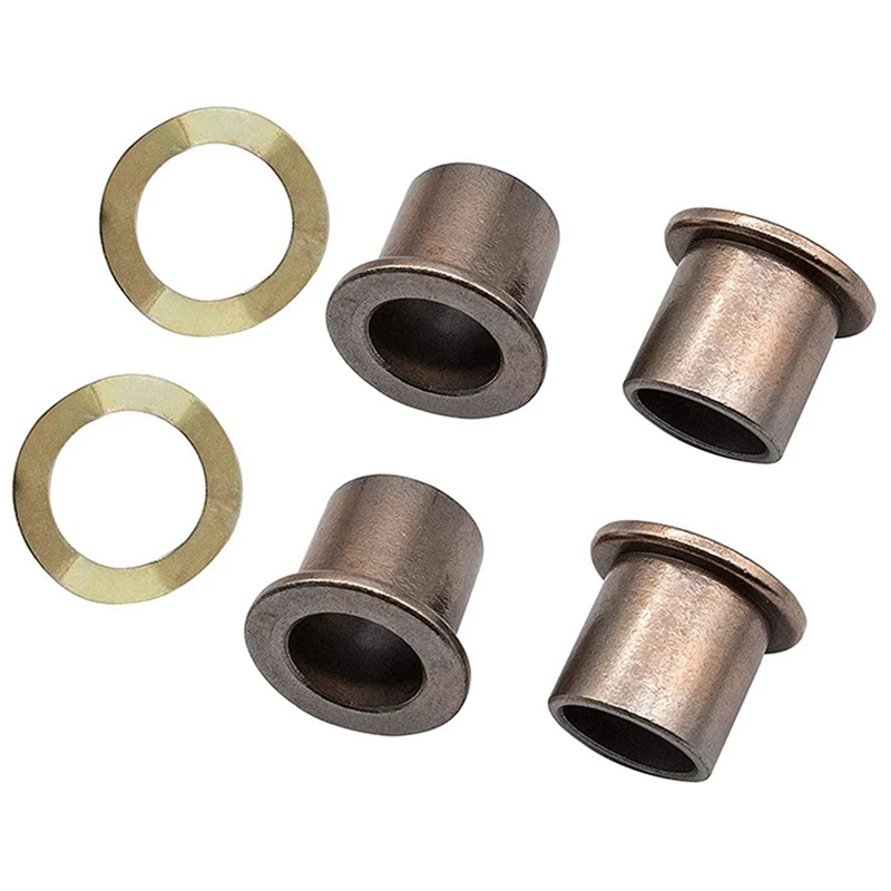 

4Set Spindle Bushings Upper And Lower Bushings Bronze, King Pin Wave Washer, For Club Car Precedent Golf Carts 102288201