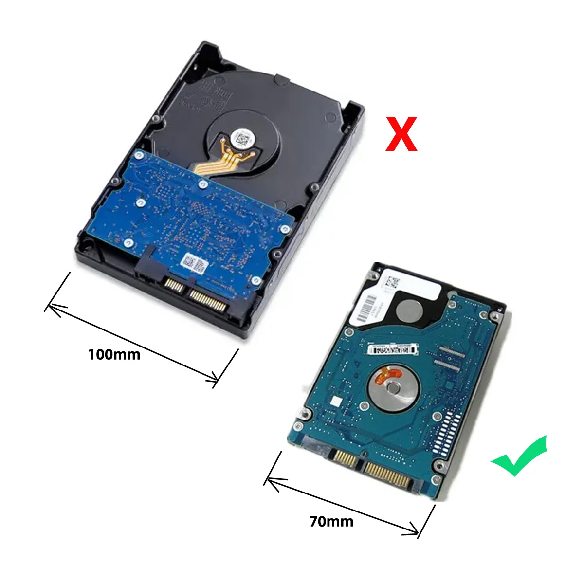 CY 50 см 2 5 дюймов жесткий диск SATA 22Pin к eSATA Дата-кабель с питанием от USB | Компьютеры и