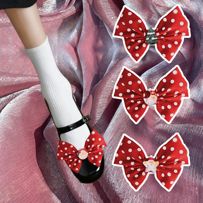 

2 шт., съемные туфли на высоком каблуке с бантом