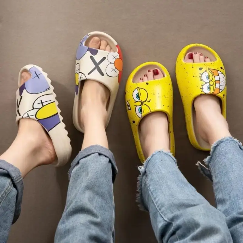 

2022 Sandalias For Yey Girl Home sandals Summer Men Women Flip Flops Soft Slippers Beach Unisex Pillow Slides Child And Kids