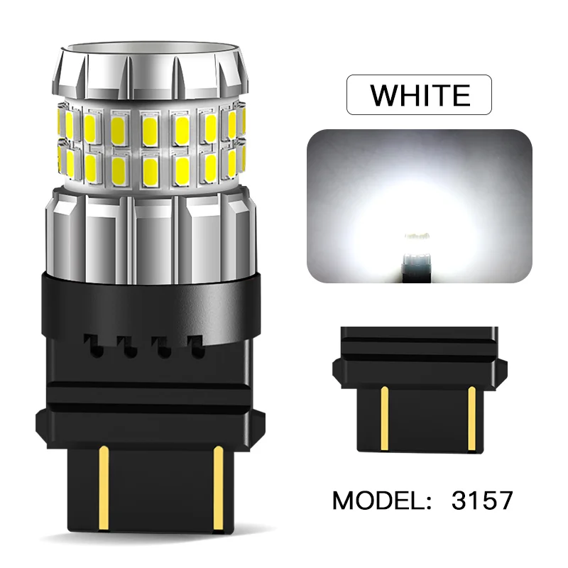 

2 шт. Canbus светодиодные дневные ходовые огни DRL лампы 3157 P27/7W T25 для Jeep Compass 2011-2016 Grand Cherokee 2011 2012 2013