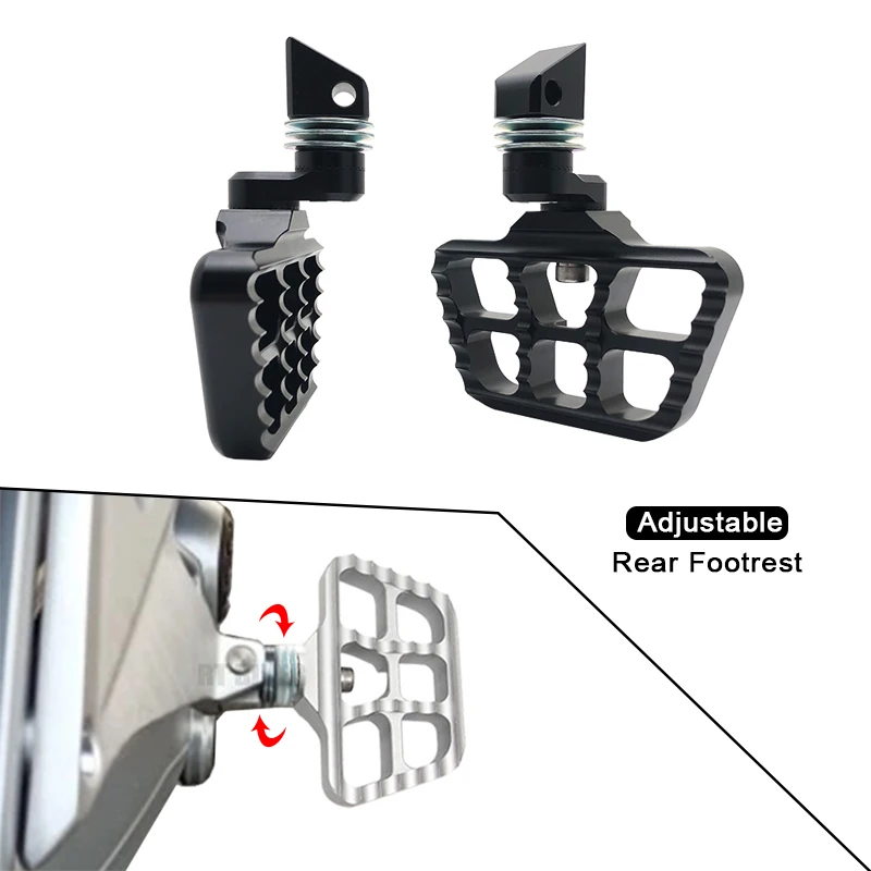 F750GS F850GS Rear Footrest Rotatable Foot Pegs Foot Pegs Rests For BMW F850 GS ADV F750 GS F 850GS Adventure 2018-2022 2021