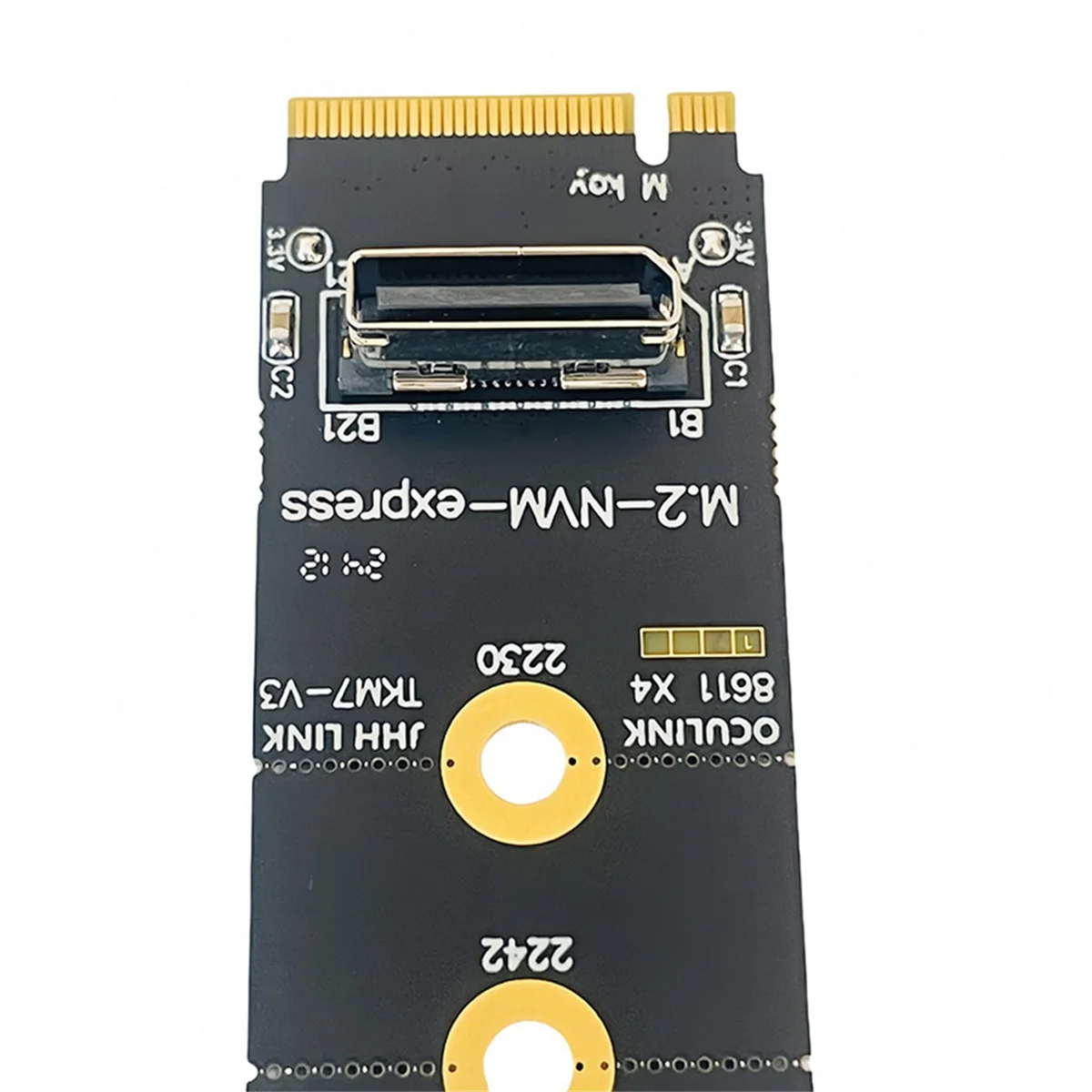 Для адаптера M.2 NVME к Oculink Female SFF-8612 PCI-E X4 поддержка DOCK-OC4 для 2 5-дюймового U.2 (SFF 8639) SSD